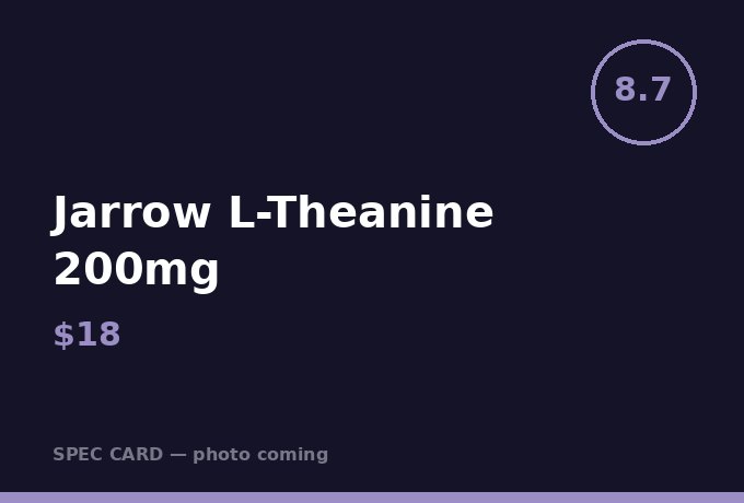 Jarrow L-Theanine 200mg