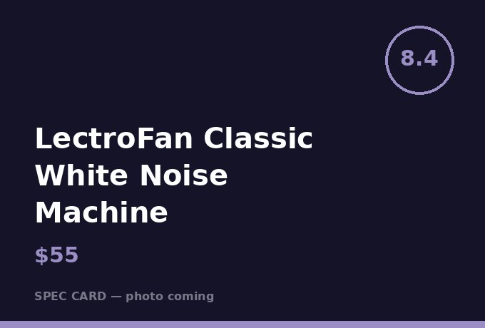 LectroFan Classic White Noise Machine