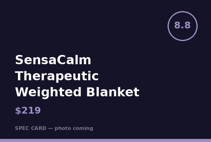 SensaCalm Therapeutic Weighted Blanket