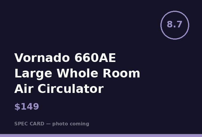 Vornado 660AE Large Whole Room Air Circulator