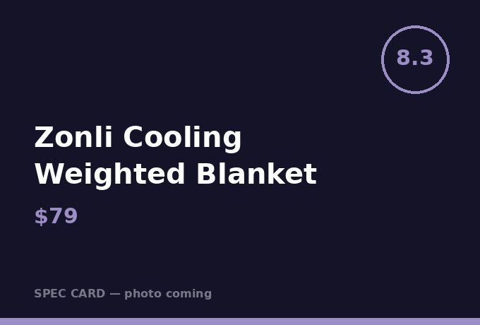 Zonli Cooling Weighted Blanket